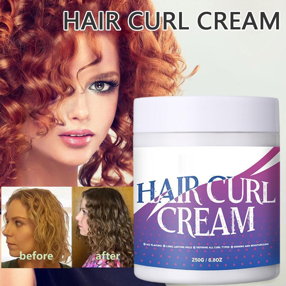 Curl Enhancing Smoothie Hair Cream for Thick, Curly Hair Coconut and Hibiscus Sulfate Free and Paraben Free Curl Cream Curly, Thick 250g