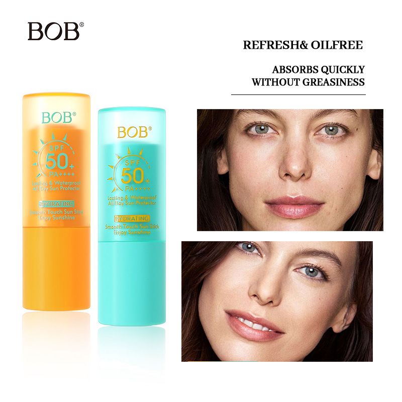 SPF 50 Sunscreen | Travel Size Sunscreen for Men, Women, and Kids（ 2 Pack，0.5OZ) Yellow and Green 2 Pack