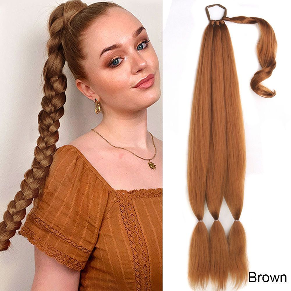 Braid braid, Fried Dough Twists braid, high quality and colorful, 34 inches black 34inch