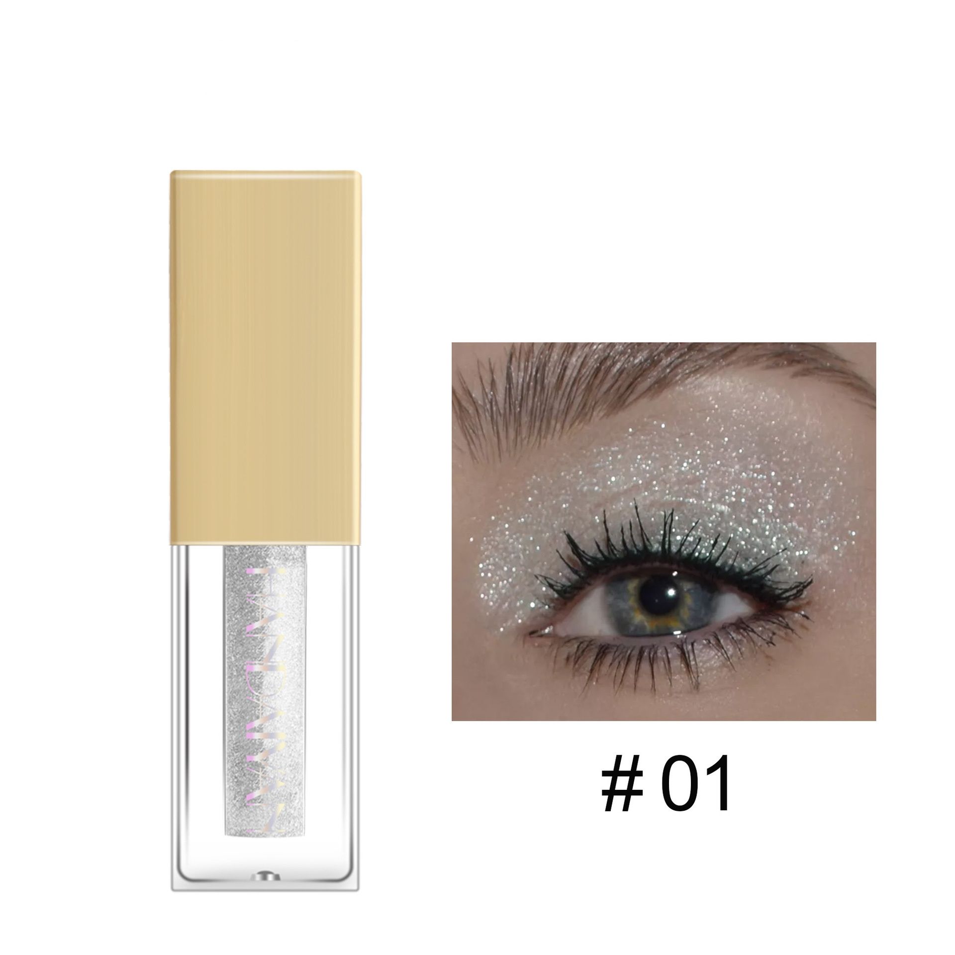 Liquid Glitter Shimmer Eye shadow Shimmer Sparkle Shiny Light Glitter 01# 4ml