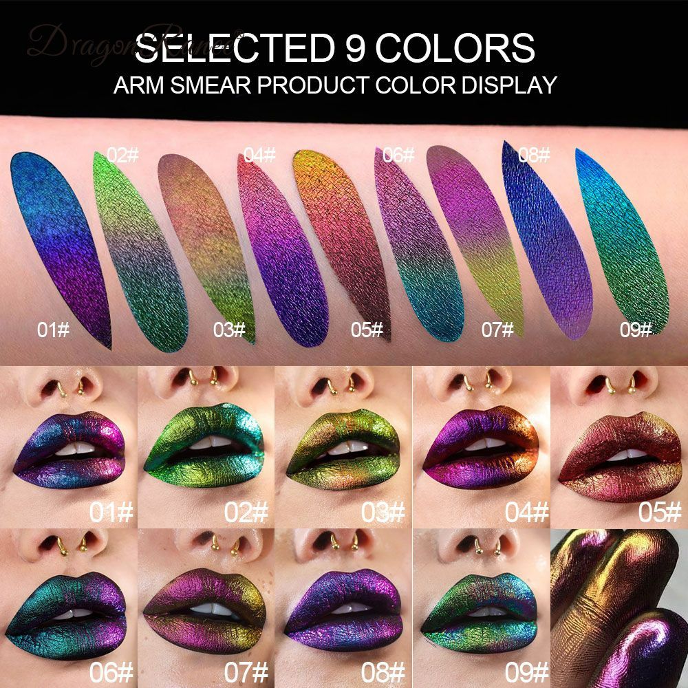 Lip Glosses Lipstick Lip Gloss Collection Shimmery Glosses for Women and Girls Long Lasting Eye shadow
