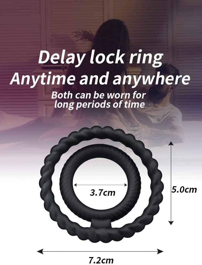 New Male Toy Adult Toys Silicone Rubber for Couples Games Erection Longer Harder Stronger Enlargement Machine Easy in Sweater Pockets Black All one - image 7