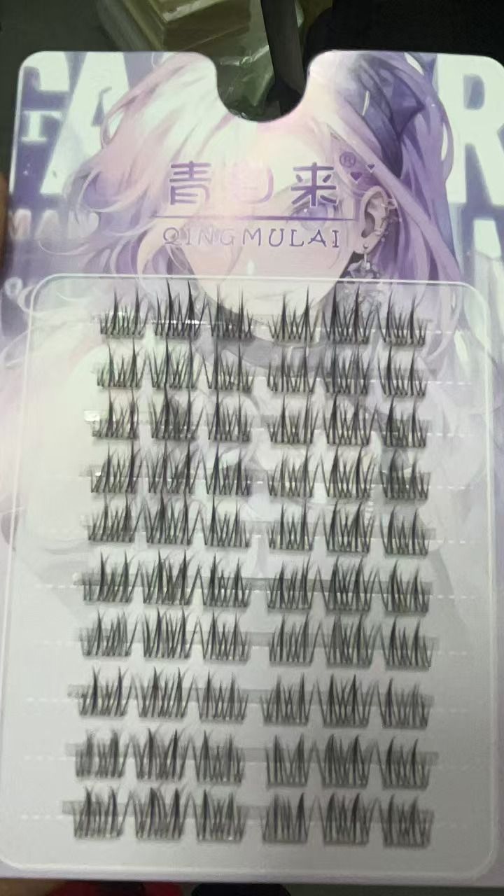 Fluffy Fans DIY Lash Cluster Kit Full Strip Individual Cluster Eyelash Extensions Segment Eyelash Extension
