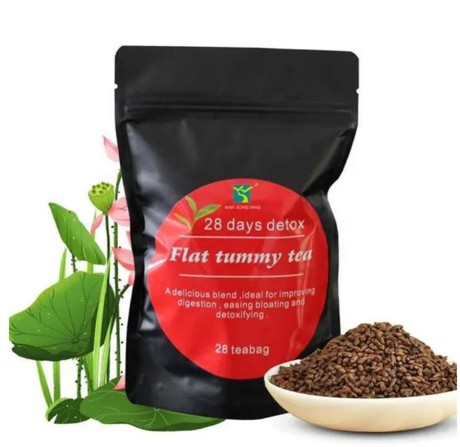 28 Days Detox Flat Tummy Tea for Weight Loss Slimming Fat Burn Body Cleanse Tea Bags Best Black One size