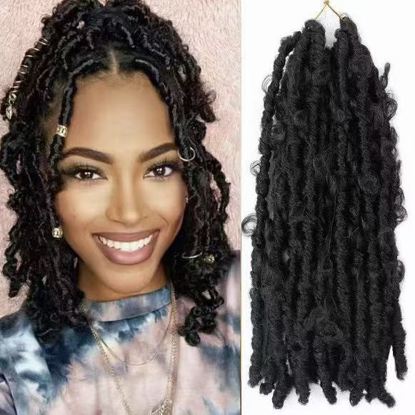 18inch Passion Twist Water Wave Crochet Braids Hair color 1 long