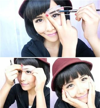 Eyebrow Stencils Eyebrow Class Card Makeup Tools
