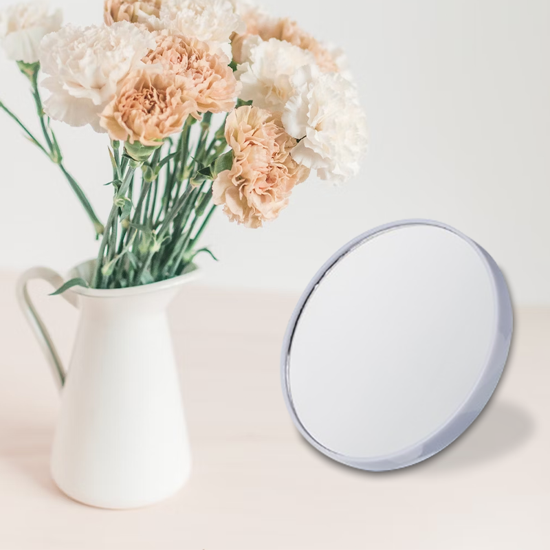 Makeup Mirror for Travel, Vanity Mirror with 10X Magnifying Mirror