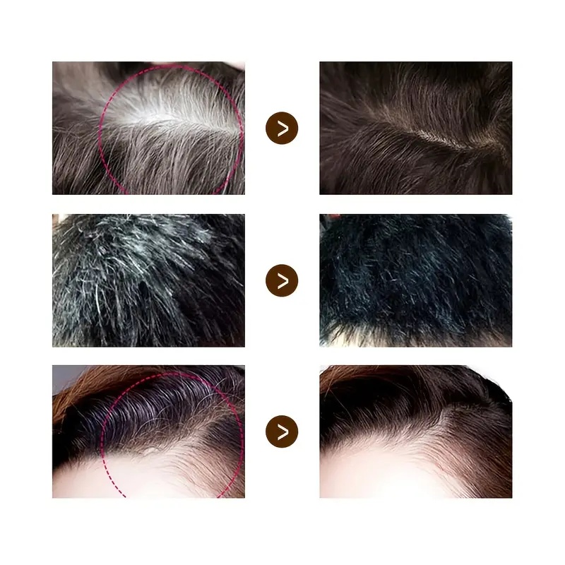 1pcs Disposable Hair Color Pen - Fast And Lasting Temporary Hair Dye For White Hair - Mascara Style Stick Chalk Black one size