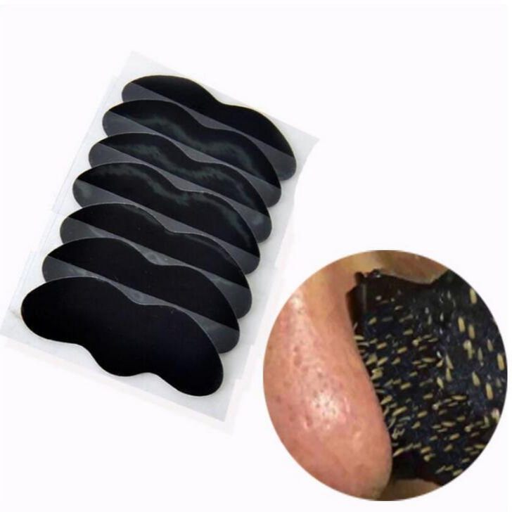 Black Nose Paste Bamboo Charcoal To Remove Blackhead Nose Film Nose Paste Tear Nose Film Paste To Remove Scne Black 10pcs