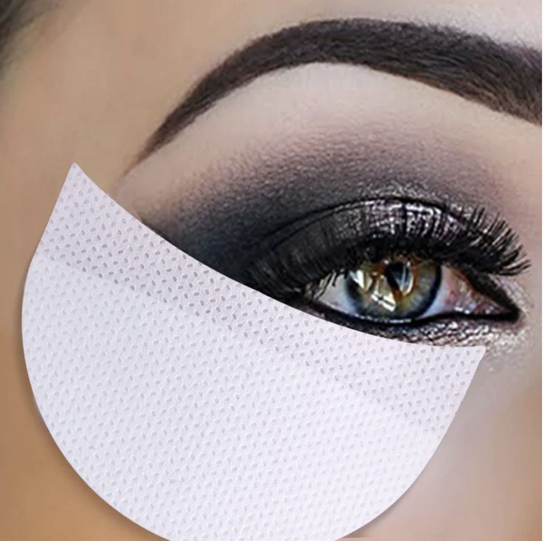 Eyeshadow Shields Under Eye Patches Disposable Eye Shadow Makeup Protector Stickers Pads White 50pcs