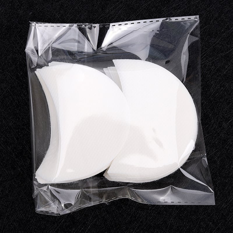 Eyeshadow Shields Under Eye Patches Disposable Eye Shadow Makeup Protector Stickers Pads White 50pcs [分类版本2]