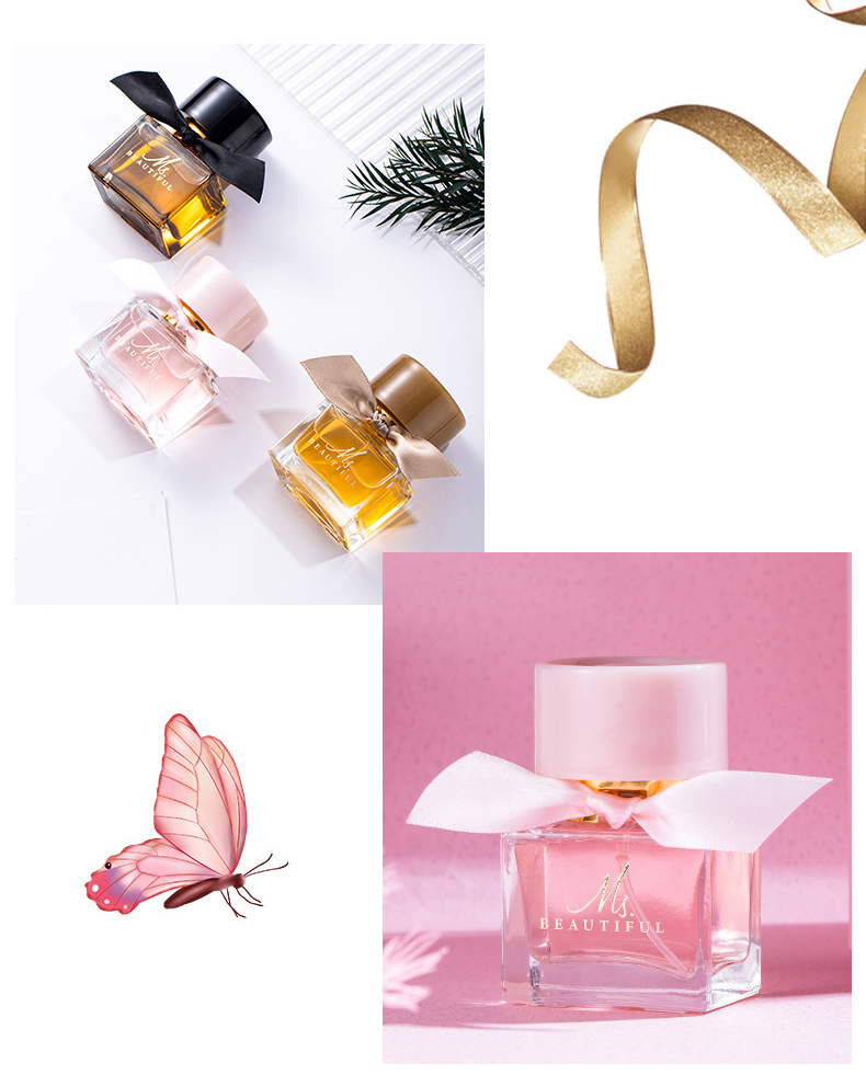3 PCS Popular Women Perfume Set 3 in 1 Ladies Perfume Long Lasting Fresh Perfumes Light Fragrance Gift Perfume Set as picture 30ml*3 [分类版本1]