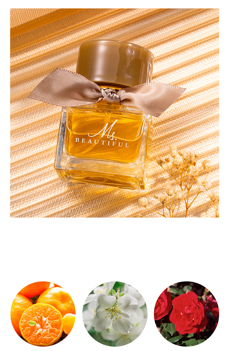 3 PCS Popular Women Perfume Set 3 in 1 Ladies Perfume Long Lasting Fresh Perfumes Light Fragrance Gift Perfume Set as picture 30ml*3 [分类版本1]