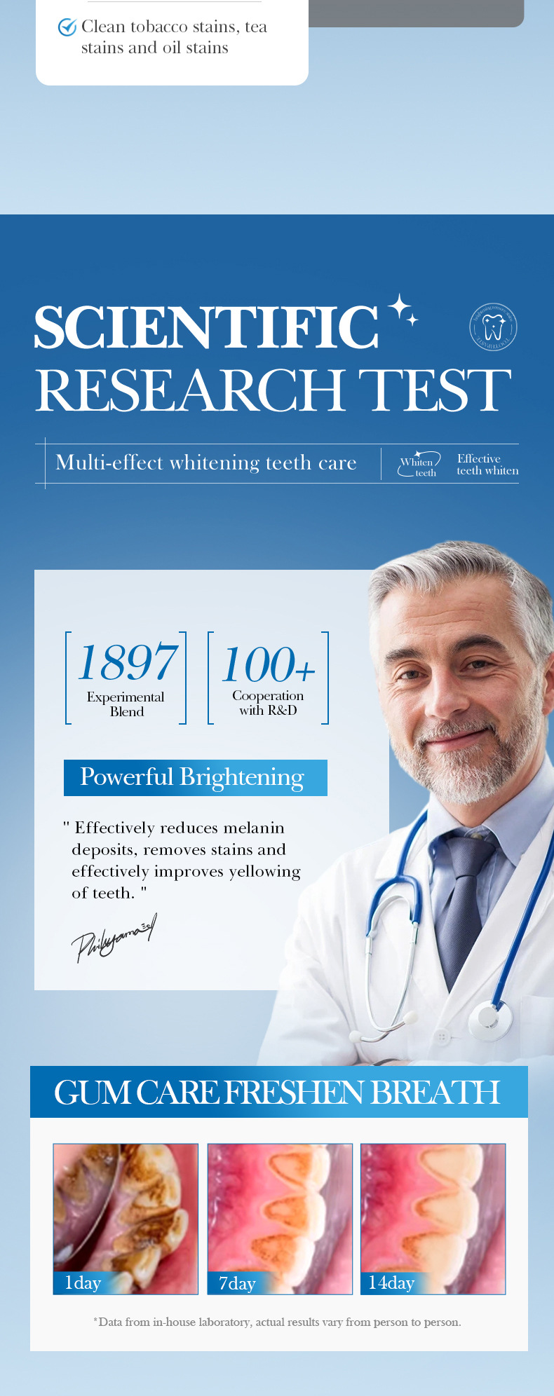 Hydroxyapatite whitening toothpaste, yellowing, toothstain removal, deodorization, cool and anti-cavity toothpaste White One pack [分类版本3]