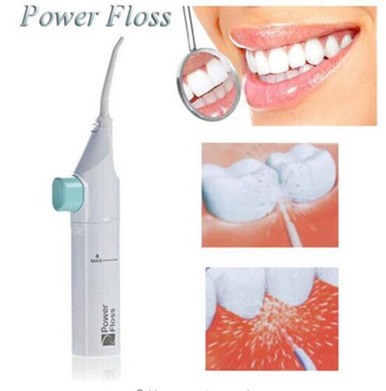 Power Floss Dental Hygiene Dental Water Flosser Jet Cleaning Tooth Mouth Denture Cleaner Whitening Irrigator White One size [分类版本1]
