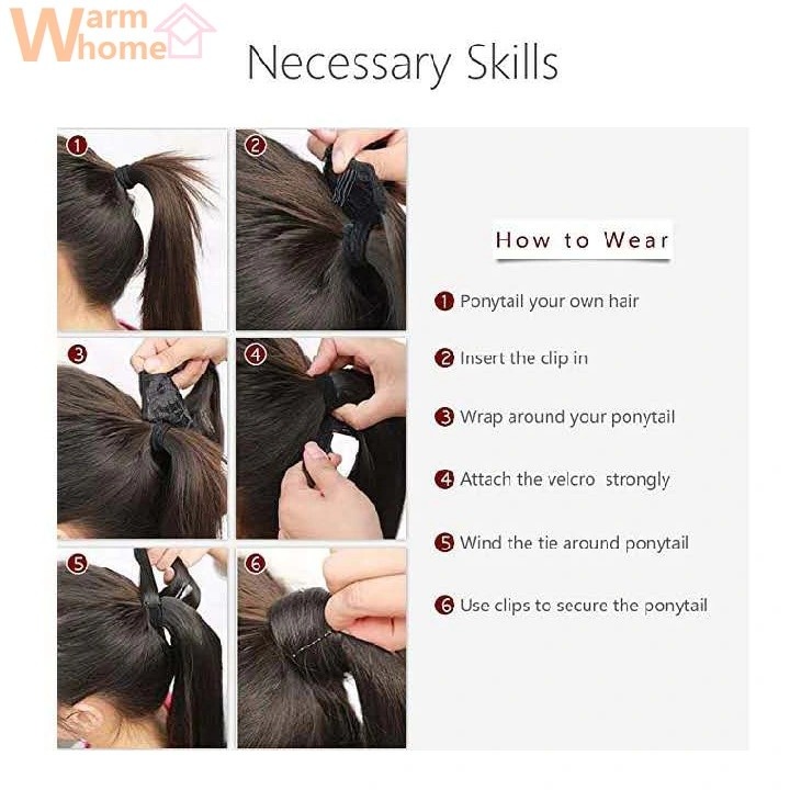 Premium 24inch Yaki Ponytail Hair Extensions Long Wigs Hair Corn Silk Yaki Wigs for Black Women Synthetic Hair Soft Corn Curly Wig Fluffy Girls First Hair Ponytail Extension Black Girl black 24inch