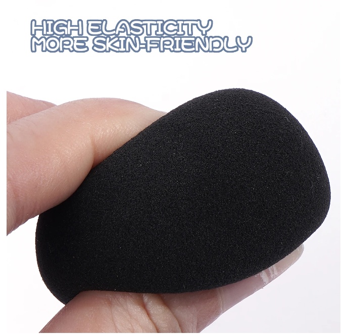 12pcs Makeup Puff Kit Blending Sponge Triangle Powder Puff Finger Air Puff For Flawless Make Up Beauty Tool Facial Tool Pink 12pcs [分类版本1]