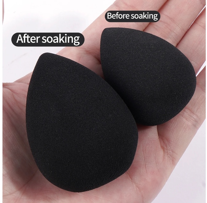 12pcs Makeup Puff Kit Blending Sponge Triangle Powder Puff Finger Air Puff For Flawless Make Up Beauty Tool Facial Tool Pink 12pcs [分类版本1]