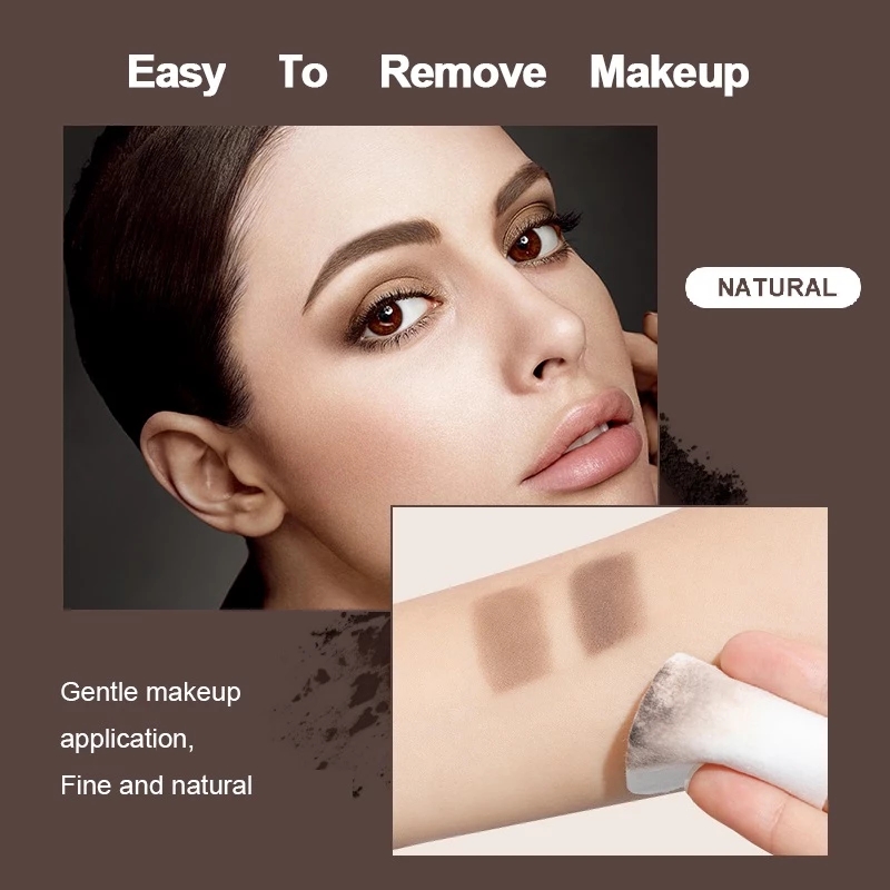 Eye Brow One Step Eyebrow Stamp Shaping Kit Set Gel Stamp Makeup Kit Magic Eyebrow Stencils Eyebrow Brushes Dark Brown One set [分类版本2] view 9