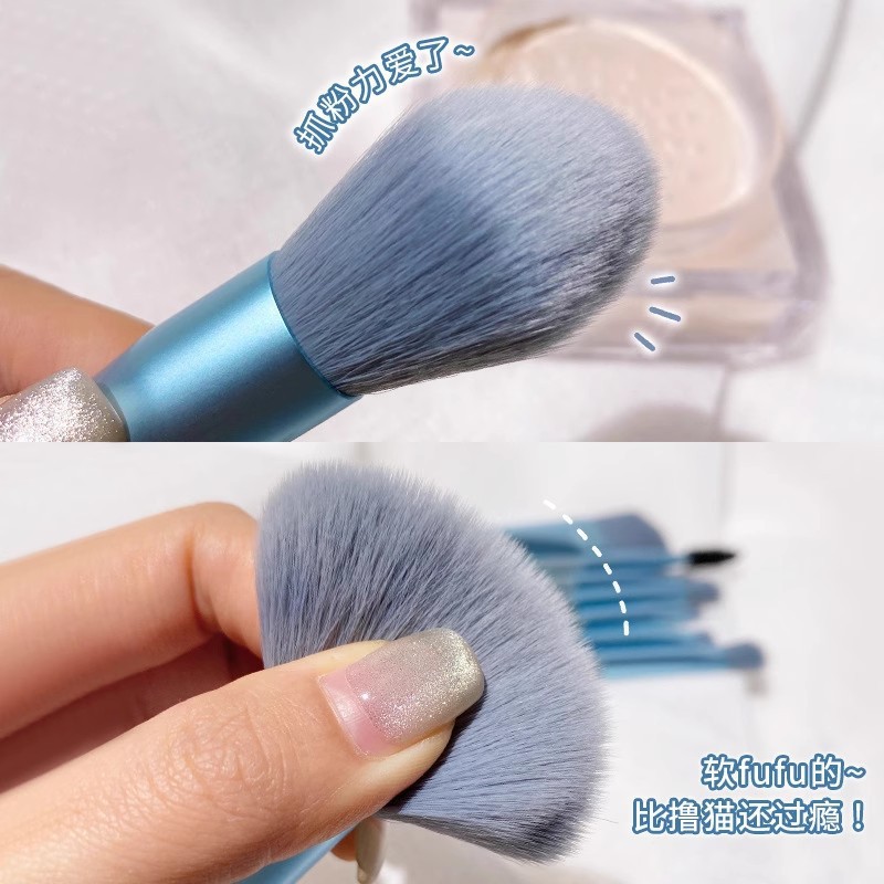 8Pcs Portable Makeup Brush Eyeshadow Foundation Blending Make up Soft Fluffy Cosmetics Concealer Makeup Brush Make Up Supplies Pink 8Pcs/Pack [分类版本3] view 4