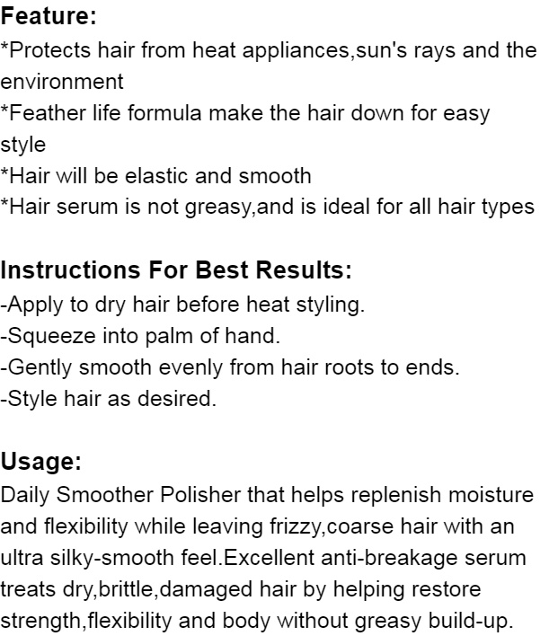 LUODAIS Argan Oil Essence Hair Care Repairing Serum Fragrance Smoothing Protects Damaged Hair & Scalp Care Conditioner 80ml Red One size [分类版本2]