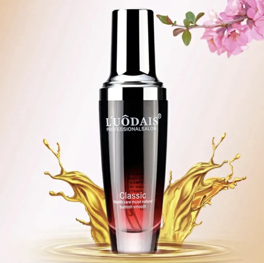 LUODAIS Argan Oil Essence Hair Care Repairing Serum Fragrance Smoothing Protects Damaged Hair & Scalp Care Conditioner 80ml Red One size [分类版本3]