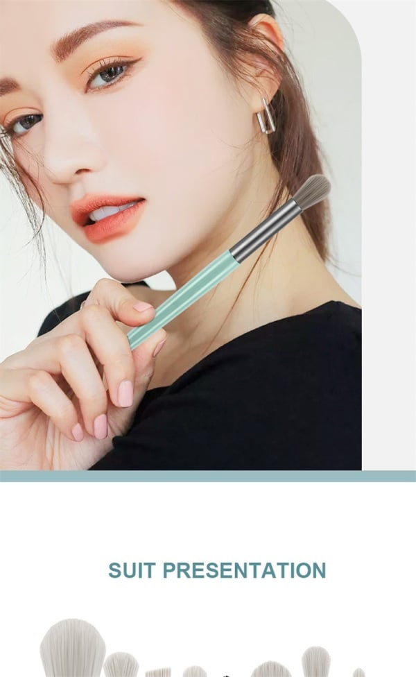 8Pcs Professional Makeup Brushes Set Cosmetic Powder Eye Shadow Foundation Blush Blending Concealer Beauty Make Up Tool Brushes Pink 8Pcs/Pack [分类版本3]