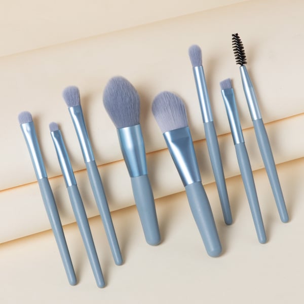 8Pcs Professional Makeup Brushes Set Cosmetic Powder Eye Shadow Foundation Blush Blending Concealer Beauty Make Up Tool Brushes Pink 8Pcs/Pack [分类版本3]