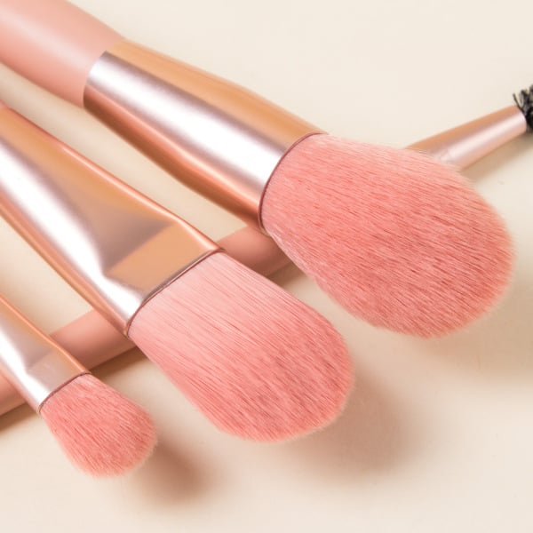 8Pcs Professional Makeup Brushes Set Cosmetic Powder Eye Shadow Foundation Blush Blending Concealer Beauty Make Up Tool Brushes Pink 8Pcs/Pack [分类版本3]