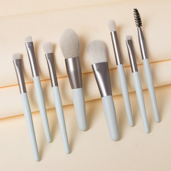 8Pcs Professional Makeup Brushes Set Cosmetic Powder Eye Shadow Foundation Blush Blending Concealer Beauty Make Up Tool Brushes Pink 8Pcs/Pack [分类版本3]