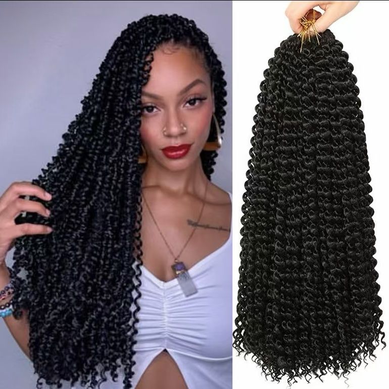 30 Inch (Approx. 76.2cm) Deep Wave Front Lace Wig Real Hair 13x6 HD Clear Real Hair Lace Front Wig 200% Density Deep Curly Real Hair Wig Pre Shot Deep Wave Front Wig With Baby Hair color 1 long