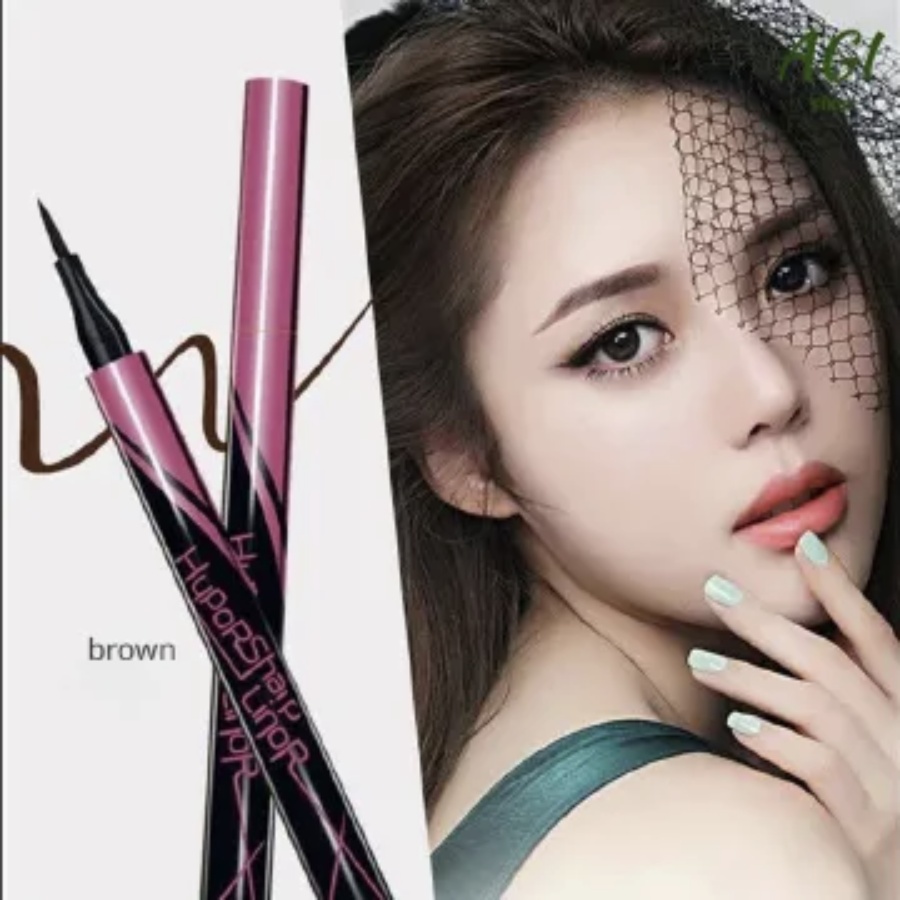 Eyeliner Pen Waterproof Long Lasting Eye Liner Pencil Quick Drying Not Bloom Natural Eyeliner Liquid Pen Cosmetic Tools Professional Makeup Black One size