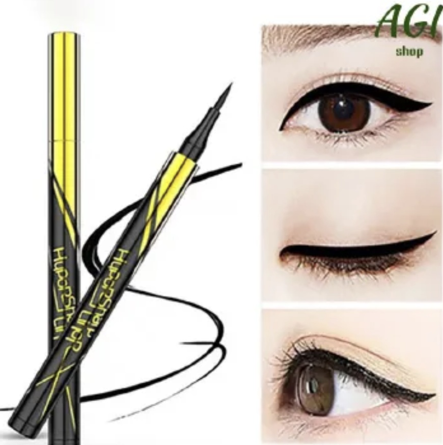 Eyeliner Pen Waterproof Long Lasting Eye Liner Pencil Quick Drying Not Bloom Natural Eyeliner Liquid Pen Cosmetic Tools Professional Makeup Black One size