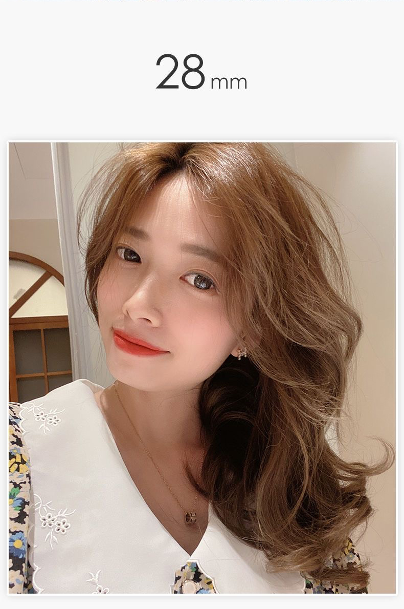 9mm Curling Iron Professional,  Tourmaline Curl Wand Barrel champagne 1/2 英寸