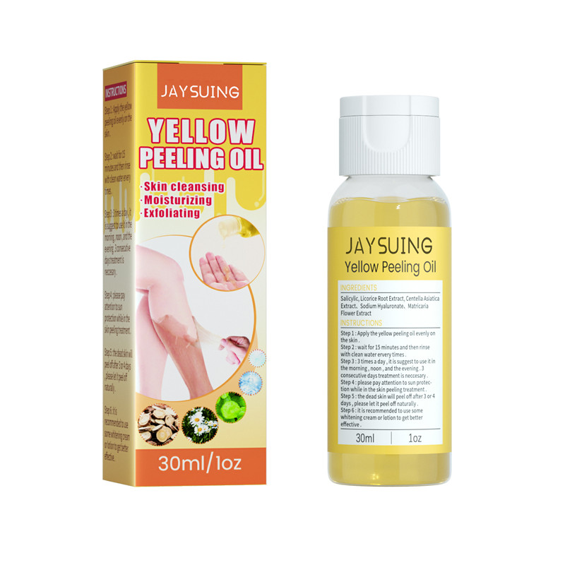 Yellow Essential Oil Moisturizes the Body's Skin, Softens and Beautifies the Skin - Moisturizing, Whitening and Brightening Yellow One size