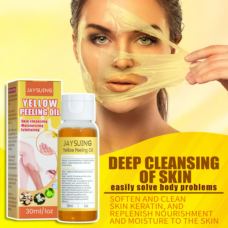 Yellow Essential Oil Moisturizes the Body's Skin, Softens and Beautifies the Skin - Moisturizing, Whitening and Brightening Yellow One size