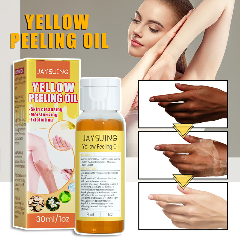 Yellow Essential Oil Moisturizes the Body's Skin, Softens and Beautifies the Skin - Moisturizing, Whitening and Brightening Yellow One size