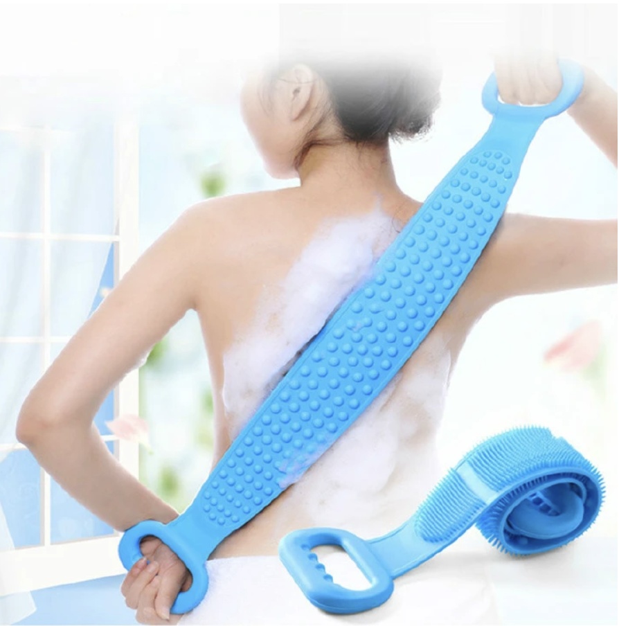 Magic Silicone Brushes Bath Towels Rubbing Back Mud Peeling Body Massage Shower Bathroom Products Bath & Bathing Accessories > Bath > Bath Accessories Purple One size [分类版本2]