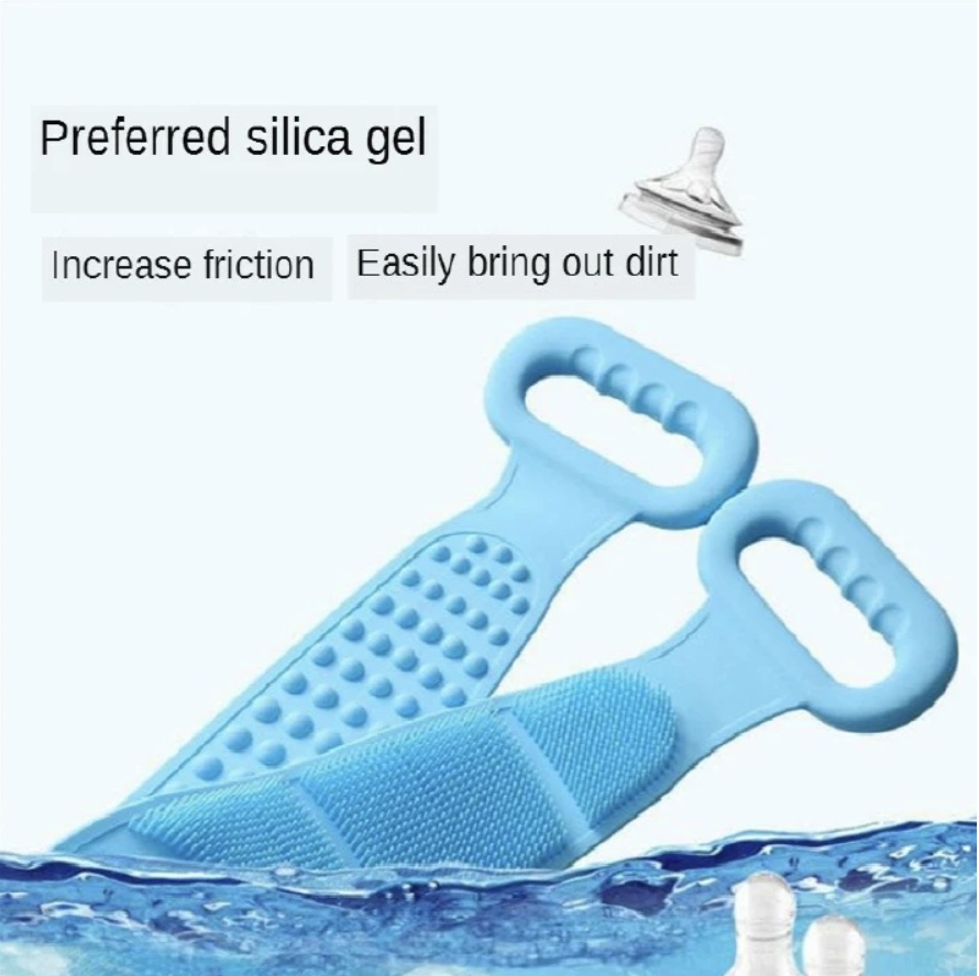 Magic Silicone Brushes Bath Towels Rubbing Back Mud Peeling Body Massage Shower Bathroom Products Bath & Bathing Accessories > Bath > Bath Accessories Purple One size [分类版本2]