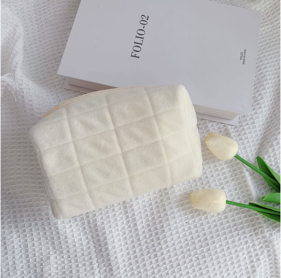 Ladies 1 Large Zipper Travel Toiletry Bag For Premium Makeup Bag Purple One size [分类版本1]