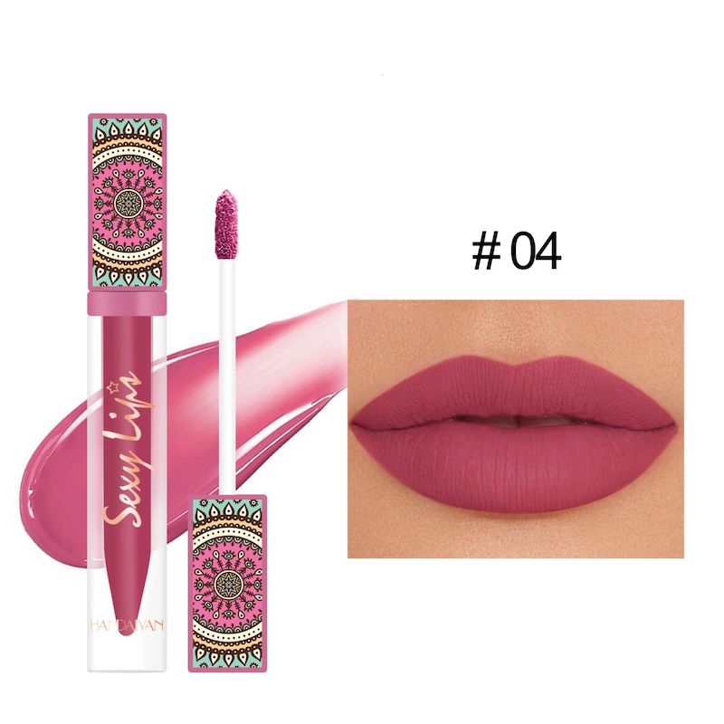Bohemian style matte lipstick Style1# one piece