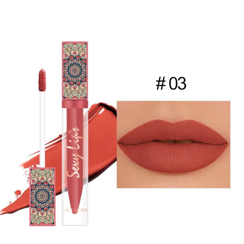 Bohemian style matte lipstick Style1# one piece view 3
