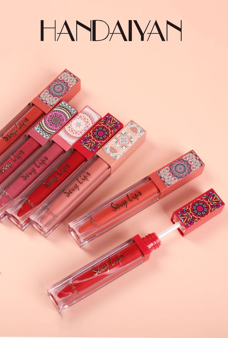 Bohemian style matte lipstick Style1# one piece view 6