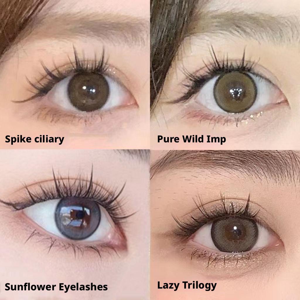 Lash Extension Kit Curl Fluffy DIY Lash Extensions  Mix Length Soft & Natural Lash Clusters, Strong Hold Lash Bond and Seal, Cluster Lash Glue Remover and Lash Applicator Lash Clusters Kit black