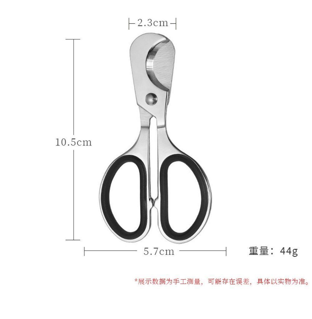 Sainless Steel Scissors-Shaped Pill Cutter, Sharp Blade Pill Splitter for Easily Dividing Most Vitamins, Tablets and Medications in Half as picture onesize
