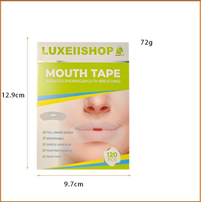 120 Pcs Mouth Tape for Sleeping,Sleep Strips Mouth Tape Improves Bad Habits Snoring, Sleep Talk, Drooling, Improved Nighttime Sleeping for Men and Women white One box [分类版本1]