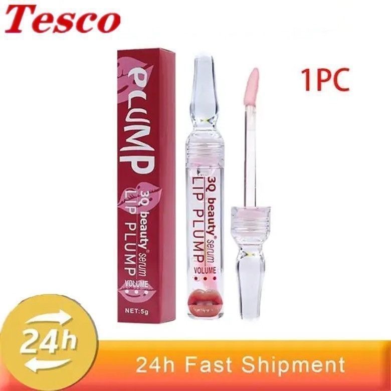 Plumping Mirror Finish Hydrating Lip Lacquer - Reduces Lip Lines with Pearl Shimmer Clear Formula Lip Glosses Lipstick 01 normal [分类版本2]