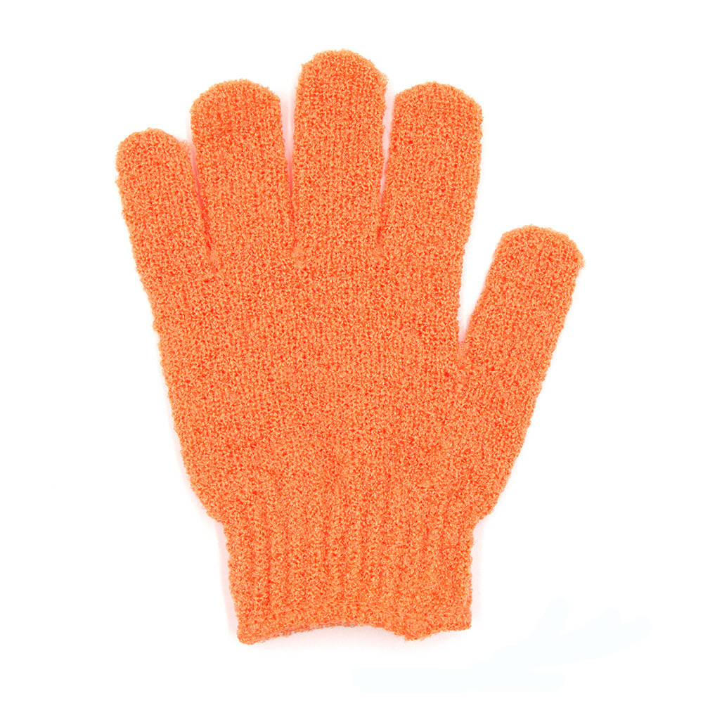 Deep Exfoliating Bath Glove - Polishing Mitt Body Scrubber - Korean Skin Cleaner Exfoliator & Dead Skin Buffing Treatment- Shower Skincare 黄色Yellow 1 pair