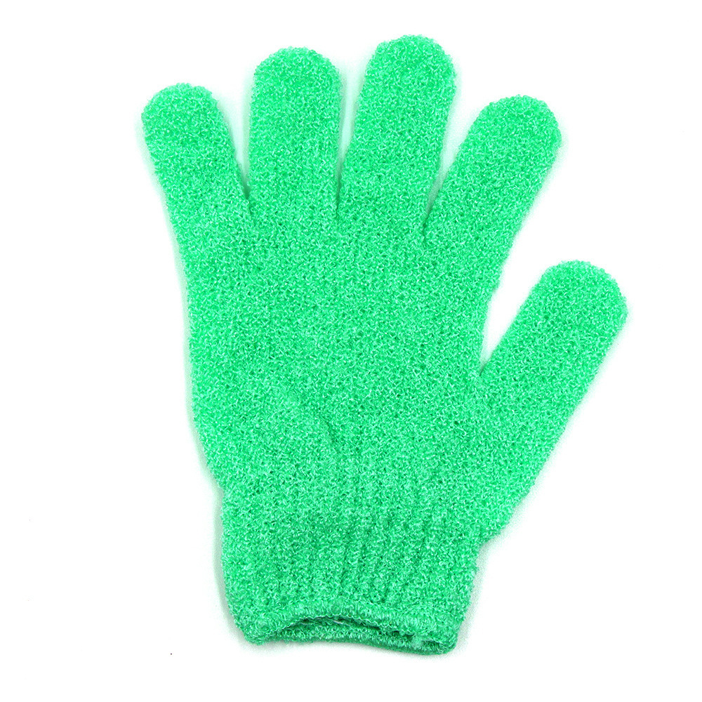 Deep Exfoliating Bath Glove - Polishing Mitt Body Scrubber - Korean Skin Cleaner Exfoliator & Dead Skin Buffing Treatment- Shower Skincare 黄色Yellow 1 pair