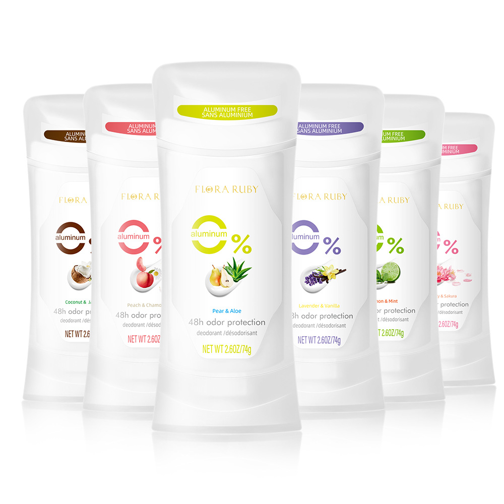 Long-lasting fragrance body cream - Underarm deodorant body stick - Portable aluminum-free refreshing body lotion lavender 74g